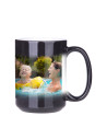 Tasse à couleur changeante de 15 oz (noir)