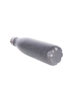 17oz/500ml Glitter Stainless Steel Cola Shaped Bottle(Grey) 2