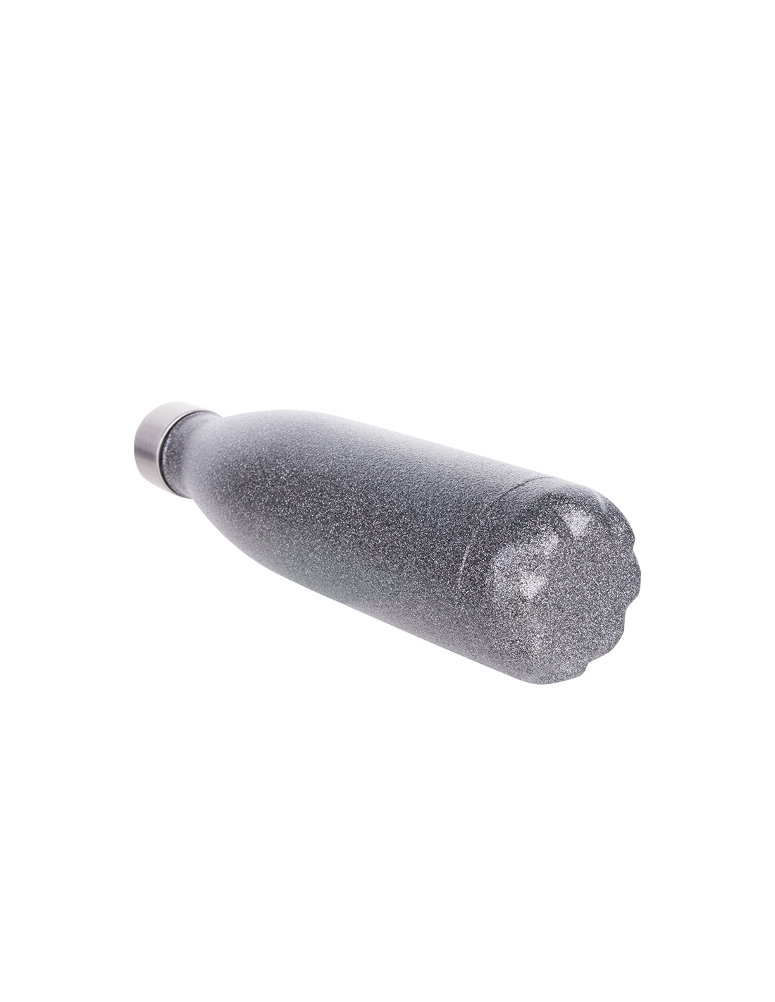 Bouteille en forme de cola en acier inoxydable pailleté de 17 oz/500 ml (gris)