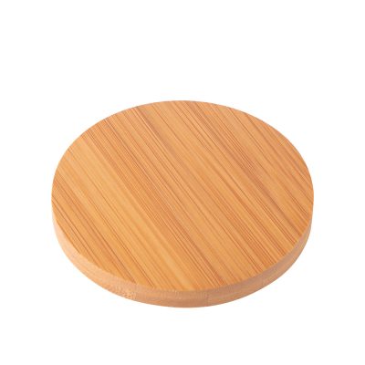 Dessous de verre rond en bambou (9,5 cm)