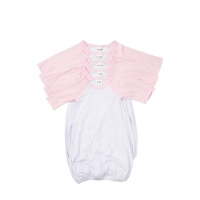 Chemise de nuit bébé manches longues Raglan XXL (rose, 18-24 M)