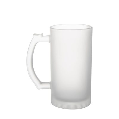 Chope à bière en verre de 16 oz - Verre givré