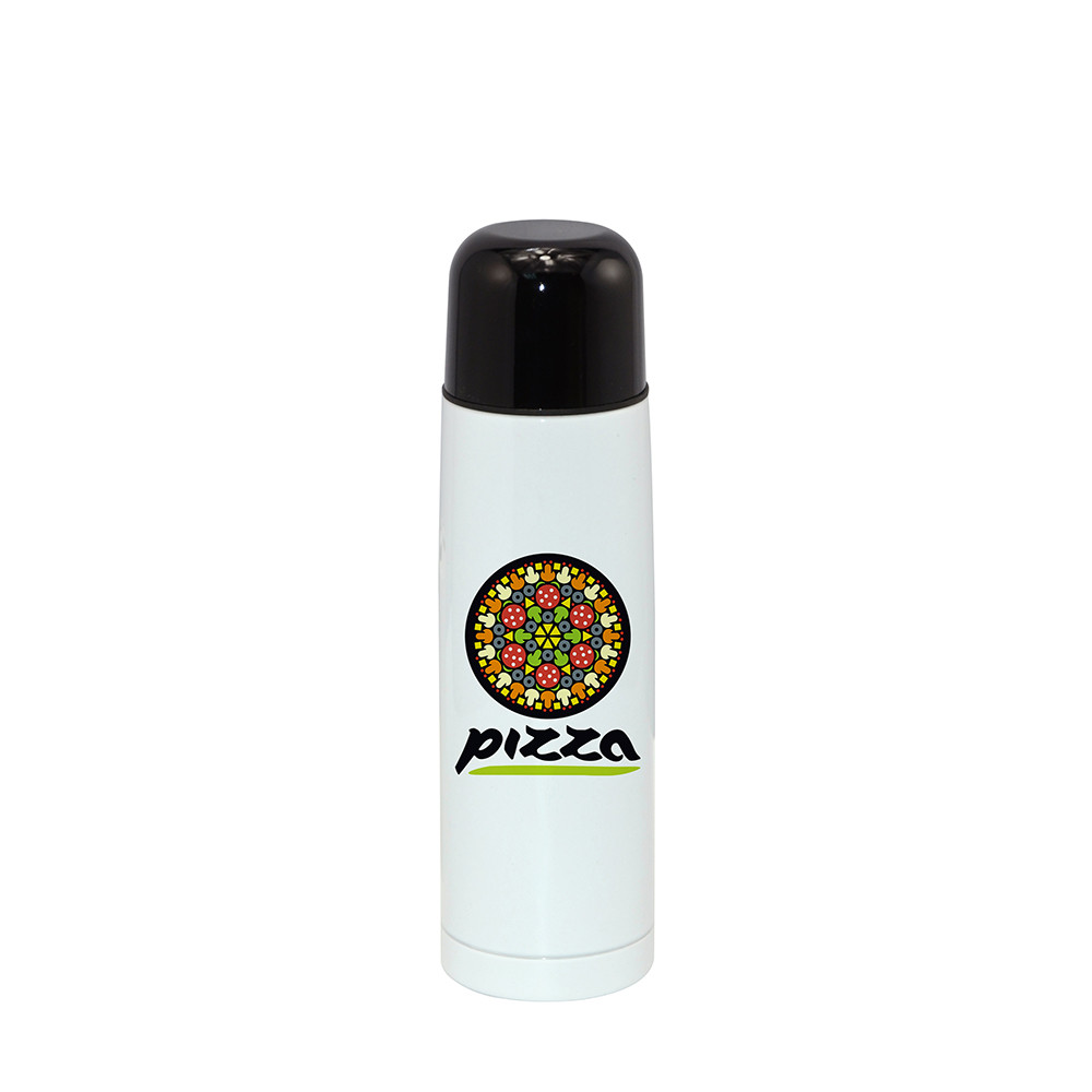 Bouteille thermos blanche de 500 ml