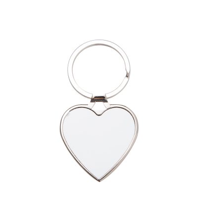 Porte-clés à sangle en PU (cœur, 4 x 4,5 cm)