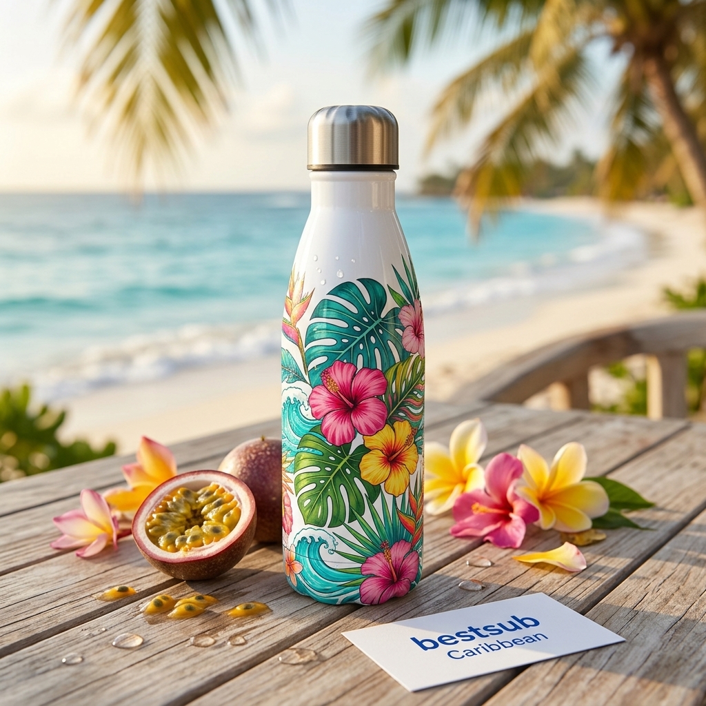 17 oz/500 ml aluminium cola-shaped bottle (white)